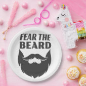 Furcht vor dem Bart Pappteller (Party)