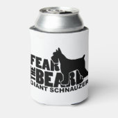 Furcht vor dem Bart - Riesenschnauzer Dosenkühler (Kanne Rückseite)