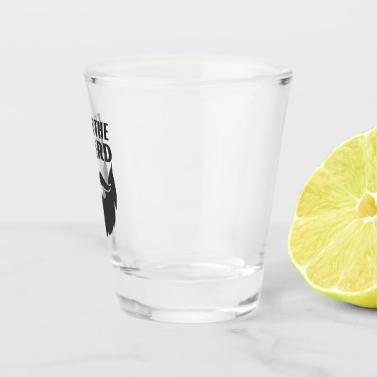 Furcht vor dem Bart Schnapsglas (Rechts)