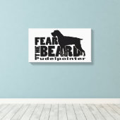 Furcht vor dem Bart - Zeigergetriebe Leinwanddruck (Insitu (Holzboden))