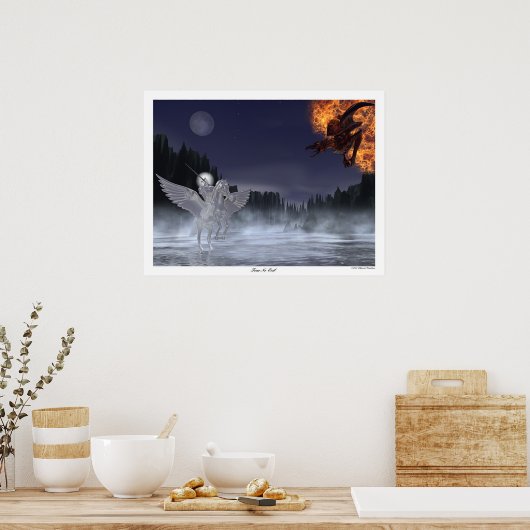 Furcht vor dem Bösen Poster (Küche)