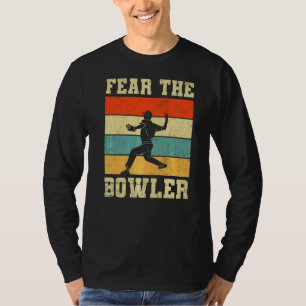 Furcht vor dem Bowler-Zitat für Ihr Cricket-Player T-Shirt