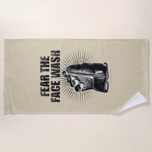 Furcht vor dem Gefecht (Hockey) Strandtuch (Vorderseite)