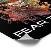 Furcht vor dem Hirschbasketball 1 Poster (Ecke)