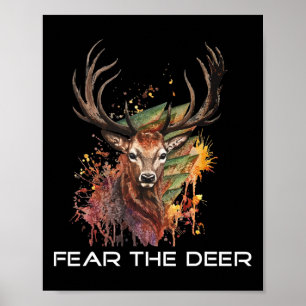 Furcht vor dem Hirschbasketball 1 Poster