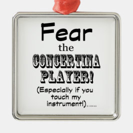 Furcht vor dem Konzertspieler Ornament Aus Metall