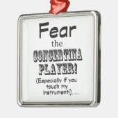 Furcht vor dem Konzertspieler Ornament Aus Metall (Links)