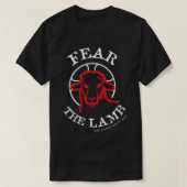 Furcht vor dem LAMB des GOTTES, Jesus Christus, Ch T-Shirt (Design vorne)