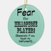 Furcht vor dem Mellophone Player Keramik Ornament (Links)