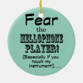 Furcht vor dem Mellophone Player Keramik Ornament (Hinten)