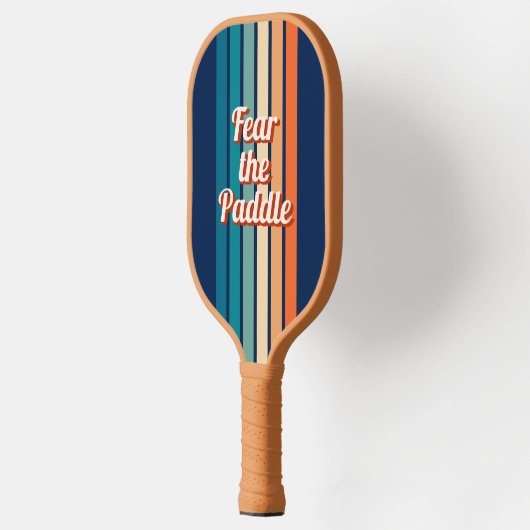 Furcht vor dem Paddel Retro Custom Pickleball Padd Pickleball Schläger (Links)