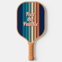 Furcht vor dem Paddel Retro Custom Pickleball Padd