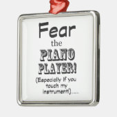 Furcht vor dem Pianisten Ornament Aus Metall (Links)