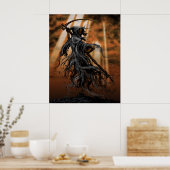 Furcht vor dem Sensenmann Poster (Küche)