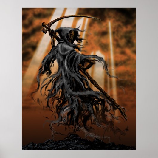 Furcht vor dem Sensenmann Poster (Vorne)