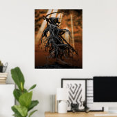 Furcht vor dem Sensenmann Poster (Heimbüro)