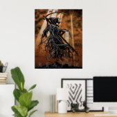 Furcht vor dem Sensenmann Poster (Heimbüro)