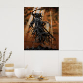 Furcht vor dem Sensenmann Poster (Küche)