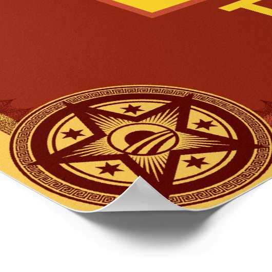 Furcht vor dem Staat Poster (Ecke)