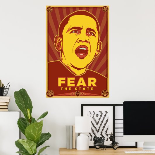 Furcht vor dem Staat Poster (Heimbüro)
