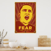 Furcht vor dem Staat Poster (Küche)