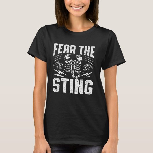 Furcht vor dem Sting-Skorpion T-Shirt (Vorderseite)