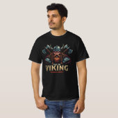 Furcht vor dem Wikinger Krieger Valhalla erwartet T-Shirt (Vorne ganz)