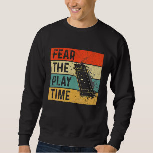 Furcht vor dem Zeitangebot für einen Cricketspiele Sweatshirt