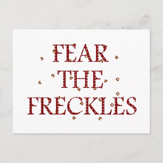 Furcht vor den Freckles Postkarte (Vorderseite)