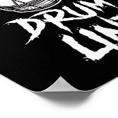 Furcht vor der Drumline-Marching-Band Poster (Ecke)