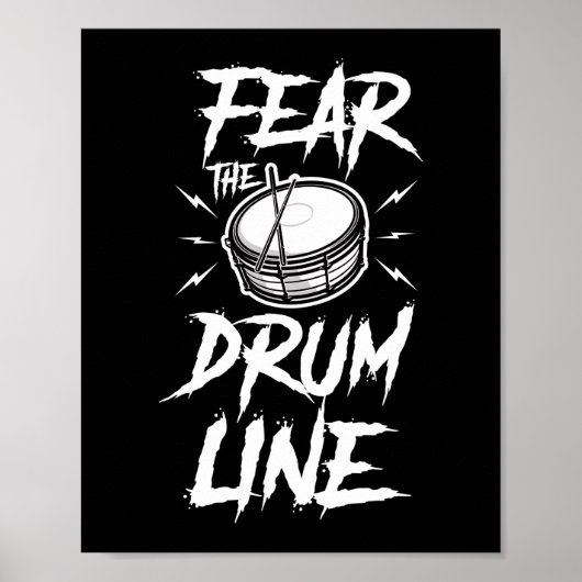 Furcht vor der Drumline-Marching-Band Poster (Vorne)
