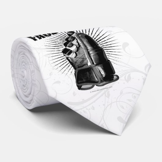 Furcht vor der Front Wash (Hockey) Neck Tie Krawatte (Gerollt)