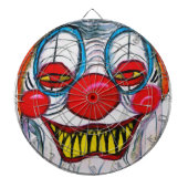 FURCHT VOR EINER CLOWN-Dartscheibe Dartscheibe (vorne)