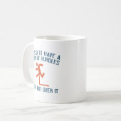 Furcht vor Hürden Kaffeetasse (Vorderseite Links)