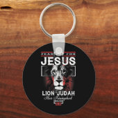 Furcht vor Jesus hat der Löwe von Juda triumphiert Schlüsselanhänger (Vorderseite)