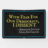 Furcht vor unserer Demokratie verzeihe ich. Banner (Horizontal)