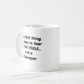 Furcht Zookeeper Kaffeetasse (Vorderseite Links)