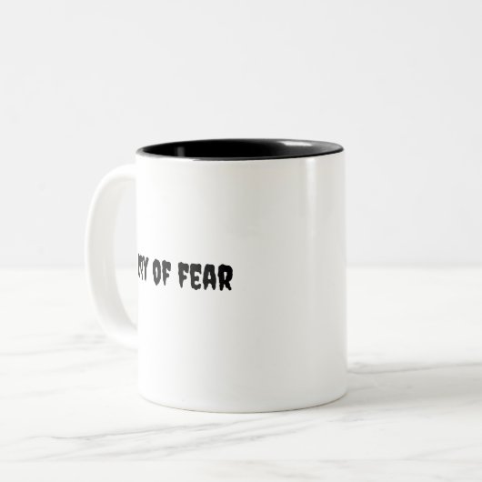 Furcht Zweifarbige Tasse (Vorderseite Links)