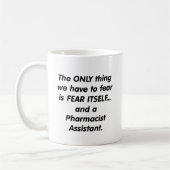Furchtapothekerassistent Kaffeetasse (Links)