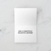 Furchtbar deliziöser Geburtstag Karte (Innenseite)