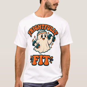 Furchtbar Fit Lustiger Halloween-Fitness T-Shirt