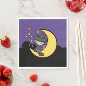 Furchtbar Niedliche Halloween-Hexe Serviette (Beispiel)