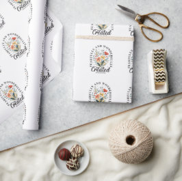 Furchtbar und wunderbar gemacht geschenkpapier