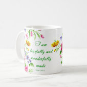 Furchtbar und wunderbar gemacht kaffeetasse (Vorderseite Links)