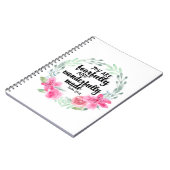 Furchtbar und wunderbar gemacht notizblock (Linke Seite)