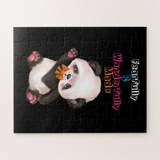 furchtbar und wunderbar gemacht puzzle (Horizontal)