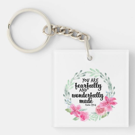 Furchtbar und wunderbar gemacht schlüsselanhänger (Vorderseite)