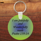 Furchtbar und wunderbar gemacht schlüsselanhänger (Vorderseite)