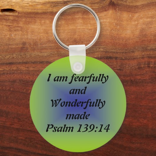 Furchtbar und wunderbar gemacht schlüsselanhänger (Vorderseite)