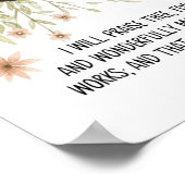 Furchtbar und wunderbar gemacht, Schrift, Kinder Poster (Ecke)